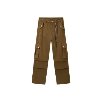 Yiwen Casual Pants Unisex Brown