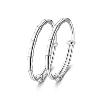 Bear Silversmith High Content Sterling Silver Sterling Silver Bangle Women's