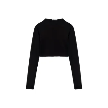 ZARA Regular T-Shirt Women's Black