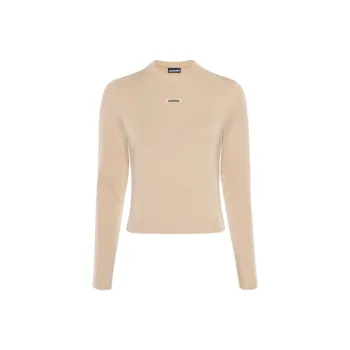 Jacquemus Logo Patch Long-Sleeve Top
