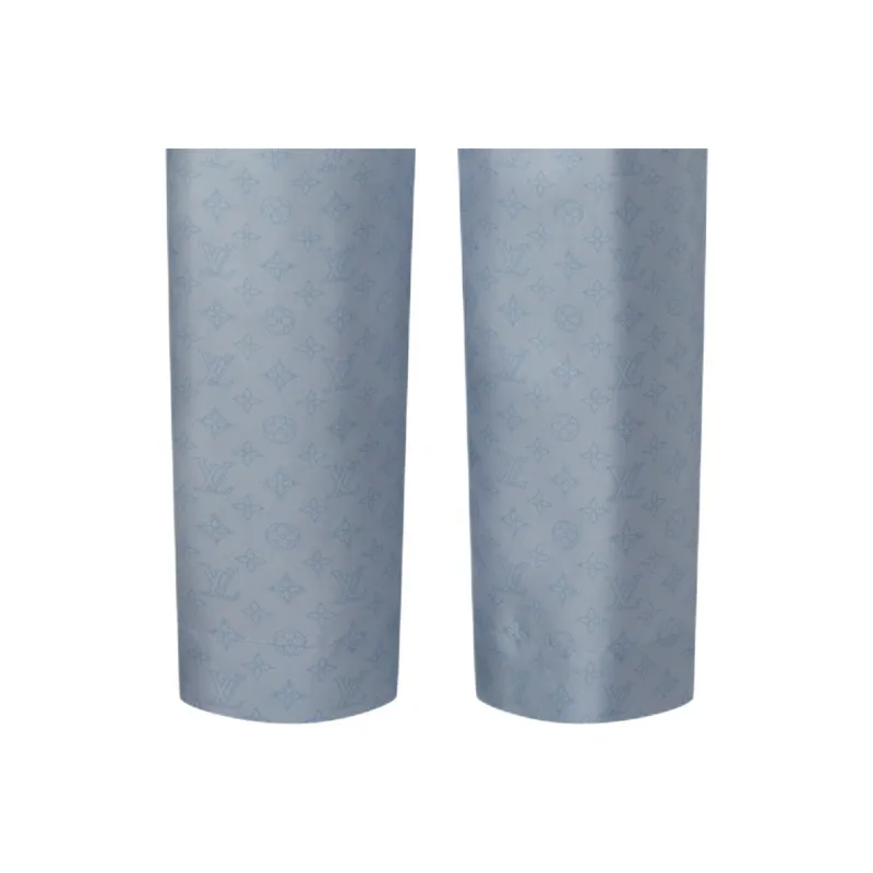 LOUIS VUITTON SS25 Casual Pants Women's Blue-3