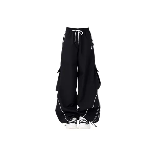 NEVER RULE Casual Pants Unisex Black