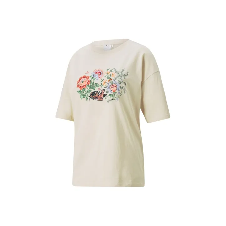 PUMA LIBERTY T Shirt Women's Birch Wood-0