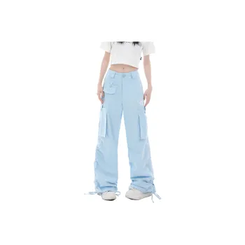 Beam Mix With Kimchi Casual Pants Unisex Blue