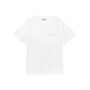 GANNI T Shirts Women's White