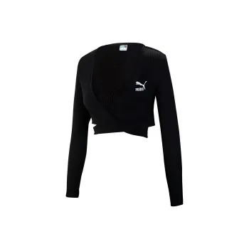 PUMA X Pamela Co-Branded Women's'S Training Collection Crop Tops Women's Black
