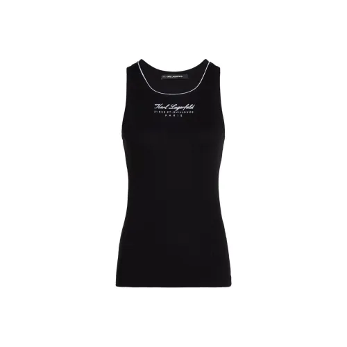 KARL LAGERFELD / Karl Lagerfeld Jeans Hotel Karl Ribbed Tank Top