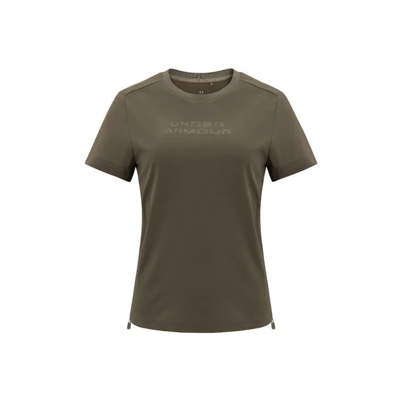 Under Armour T Shirt Women's Dark Olive-0