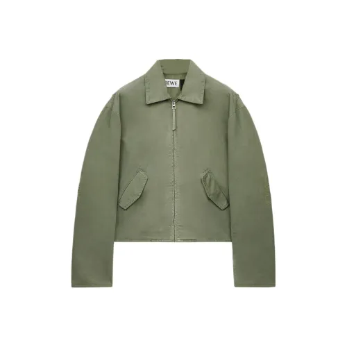 LOEWE Paula's Ibiza SS25 Jackets & Coats Men's Green