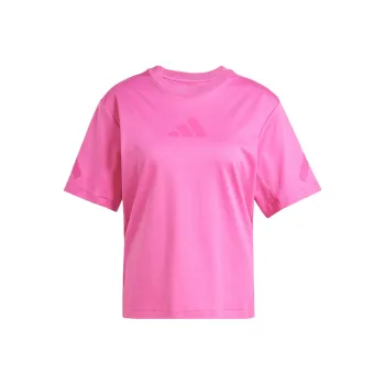 Adidas Women's Z.N.E. T Shirt Semi Lucid Fuchsia