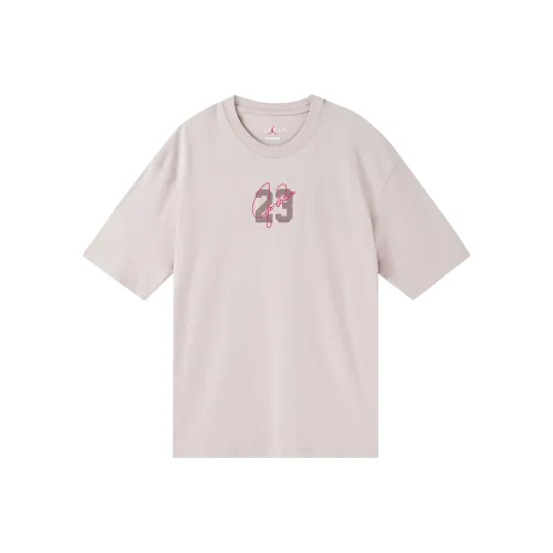 Jordan Drop Shoulder Sleeve T Shirt Women's Pink