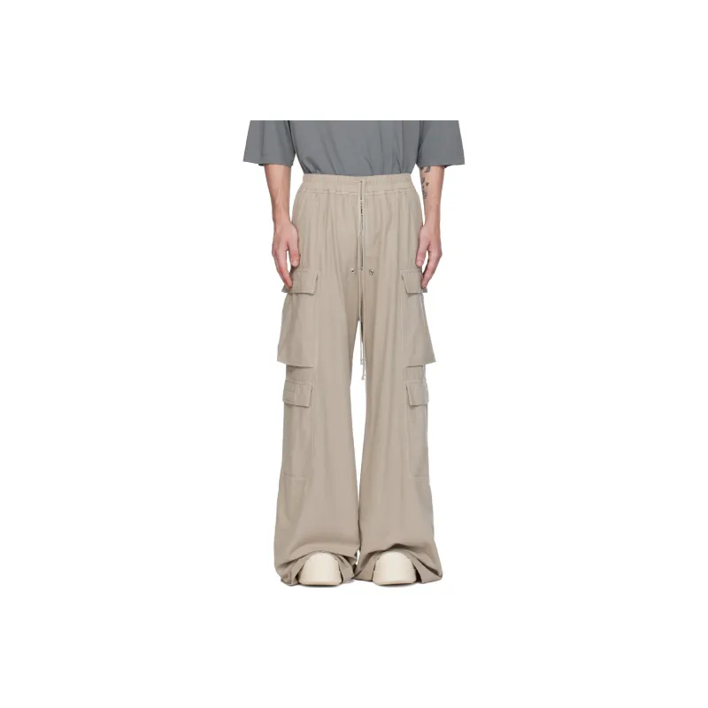 Rick Owens DRKSHDW Casual Pants Men's Light Beige-0
