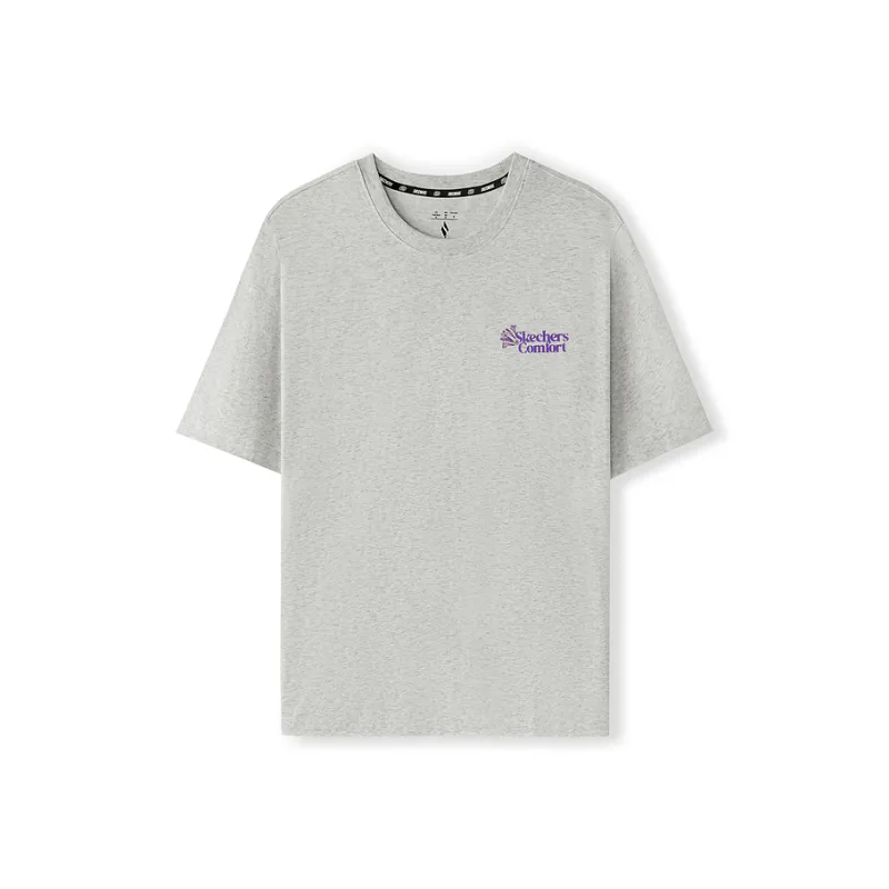 Skechers GODRI T-Shirt Women's Light Heather Gray-0