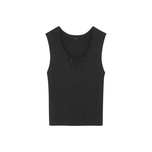 NINE WEST Tank Tops Women's Black