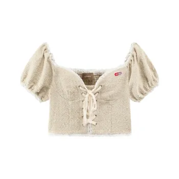 CHUU Crop Tops Women's Ecru