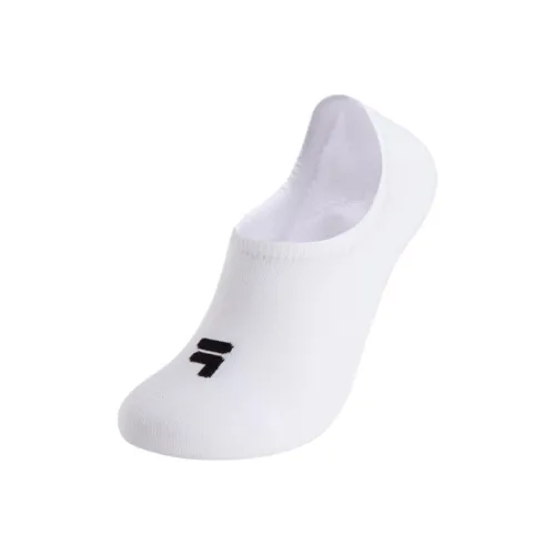 FILA FUSION CLASSICS SS25 No Show Socks Unisex 1 Pack Standard White WT