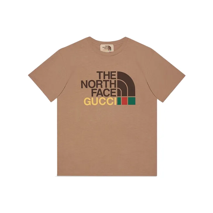 GUCCI X The North Face T shirt Camel-0