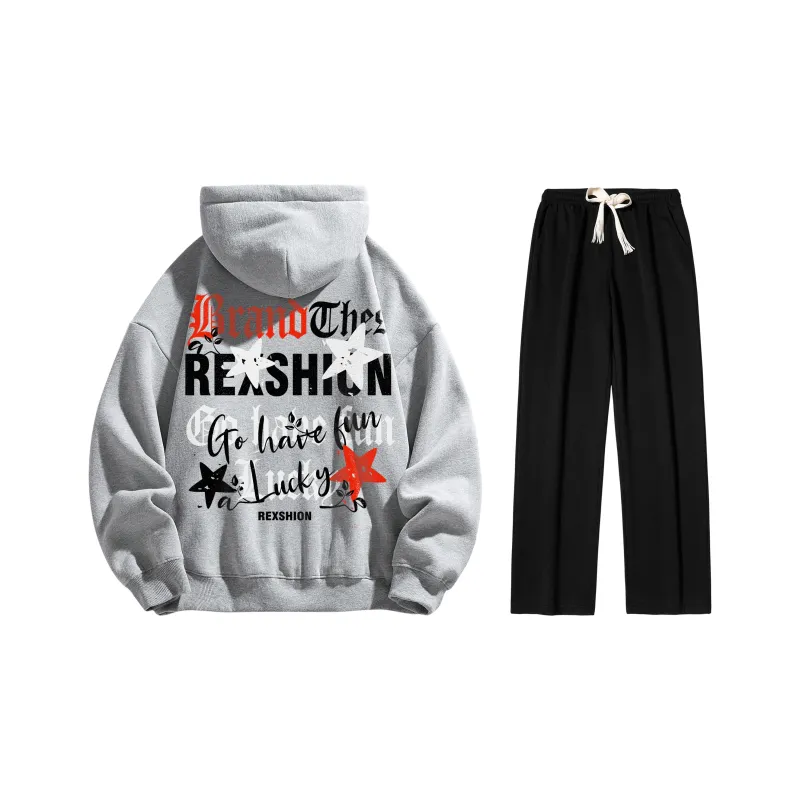REXSHION Sweatshirt Sets Unisex-16