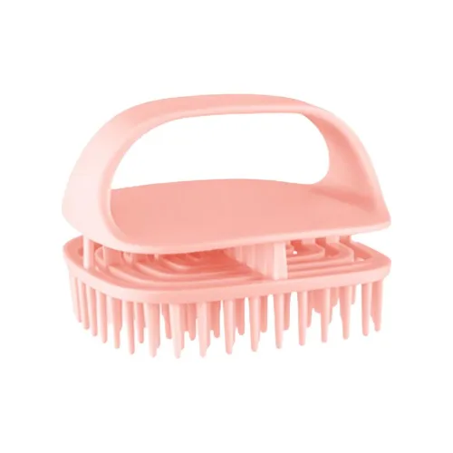 Gentle Welcome Japanese Silicone Handheld Scalp Cleanser Massage Brush Clean The Scalp