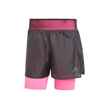 Adidas Tokyo Running 2 In 1 Shorts Sports Shorts Men's Black