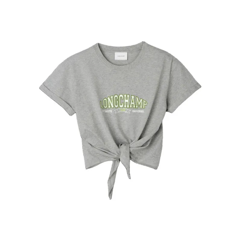 LONGCHAMP T-Shirts Women's Gray-0
