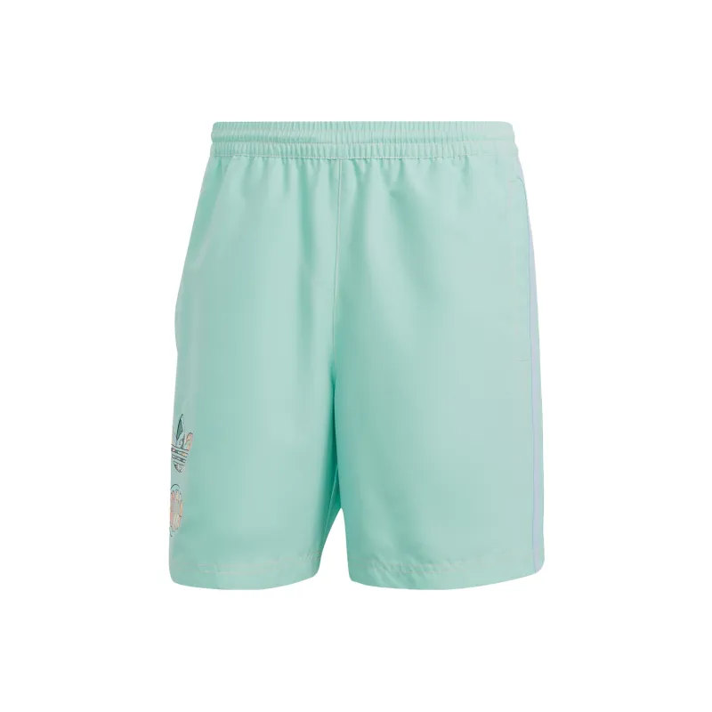 Adidas Originals Enjoy Summer Sports Shorts Men's Simple Green-0