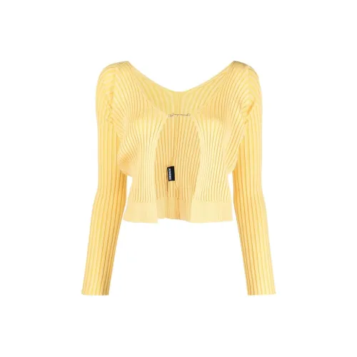 Jacquemus Logo Plaque Long Sleeved Cardigan