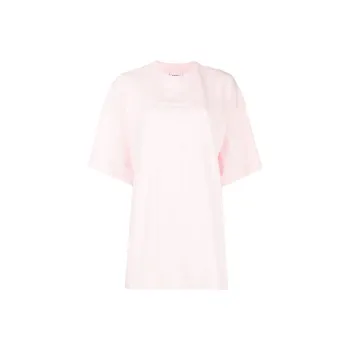 Vetements Logo Label Hoodie 'Baby Pink'