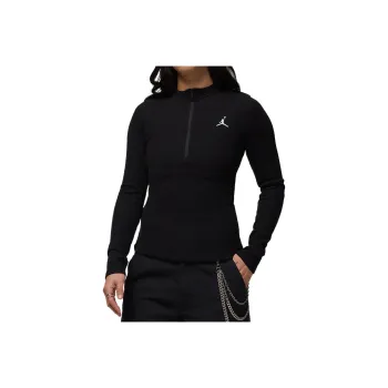 JORDAN Women's Long Sleeve 1/2 Zip Knit Top