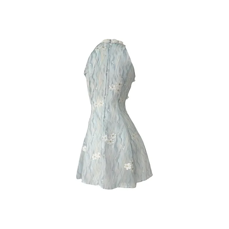 SECFLY OFFICIAL Sleeveless Dress Women's Light Blue-0