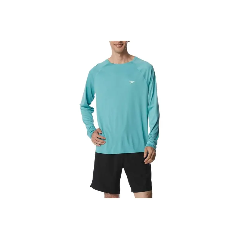 Speedo New Easy Long Sleeve Granite Rashguard Sweatshirt Men's-16