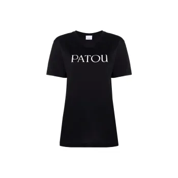 Patou Logo Printed Crewneck T Shirt