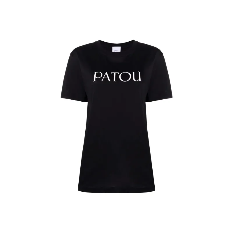 Patou Logo print Organic cotton T shirt-0