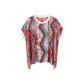 Red Z Curve Print