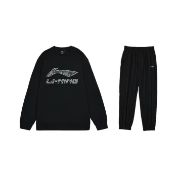 LiNing Sweatshirt Set Men's Black