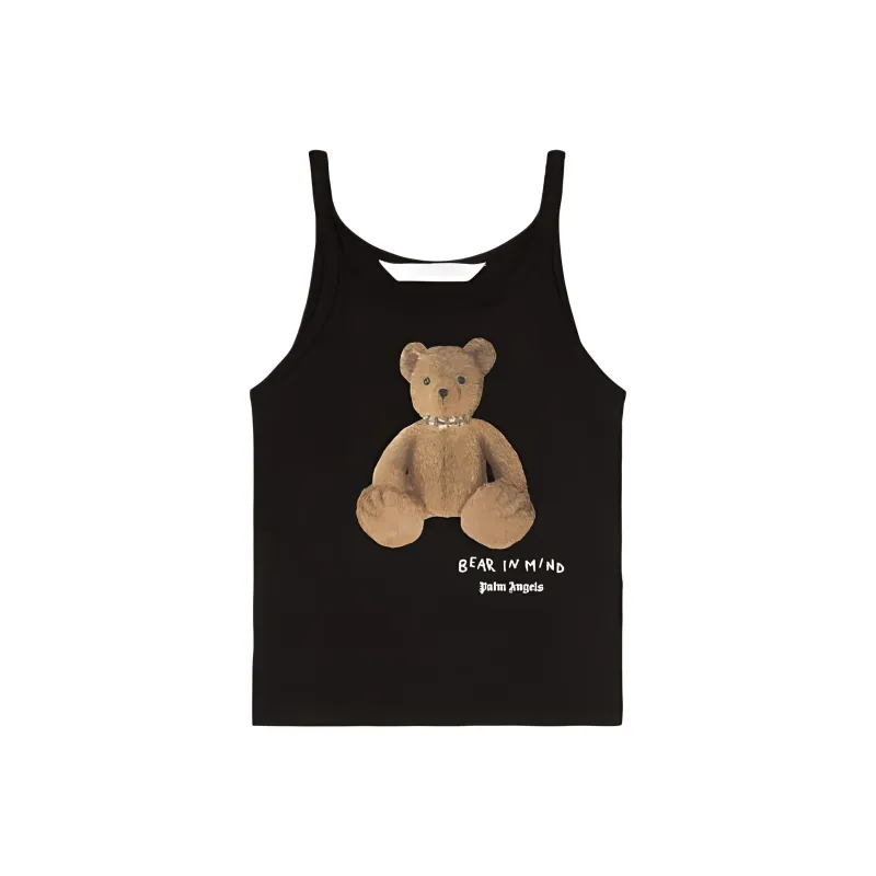 PALM ANGELS Bear In Mind Tank Top-0