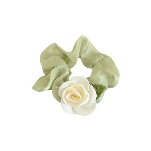 Water Jade Rubber Band Hair Tie Women's