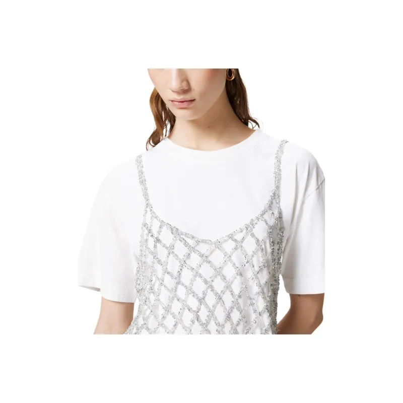PINKO Layered T shirt-5
