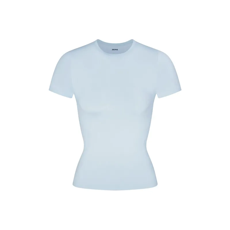 SKIMS T Shirt Women's CELESTE/Sky Blue-0