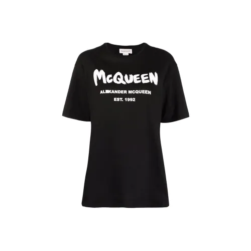 Alexander McQueen T Shirts Women's Black