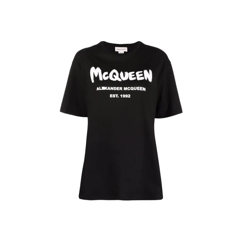 Alexander McQueen SS22 T Shirt Women's Black-0