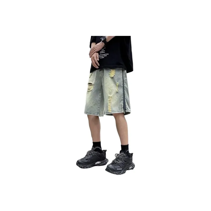 TINA GIA Denim Shorts Unisex Blue-0