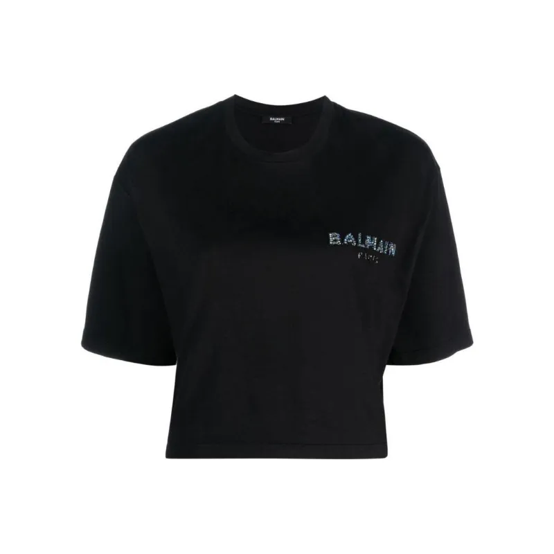 BALMAIN Crop Tops Women's Black-0