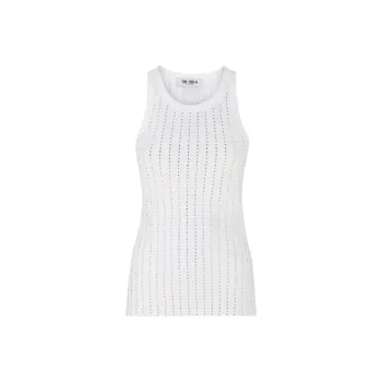 The Attico Jersey Ribbed Tank Top