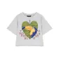 Green Leaf Bird Heather Gray