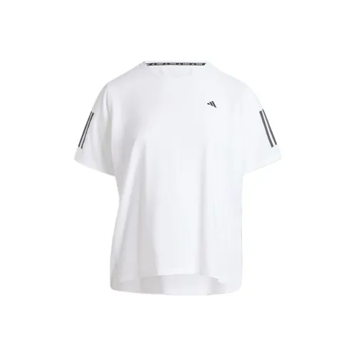 Adidas Free Shipping With AdiClub Own The Run Tee Plus Size
