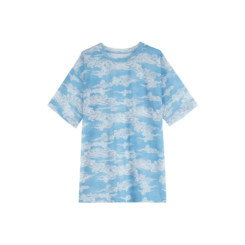 JK&JS Crew Neck Loose Fit Other Short-Sleeved T-Shirt Women's-9