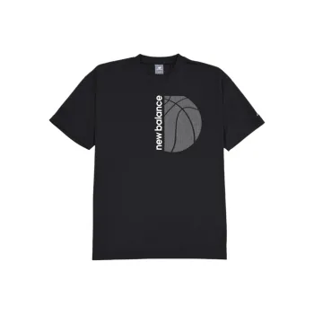 New Balance Graphic Short Sleeve Top T Shirt Men's Black