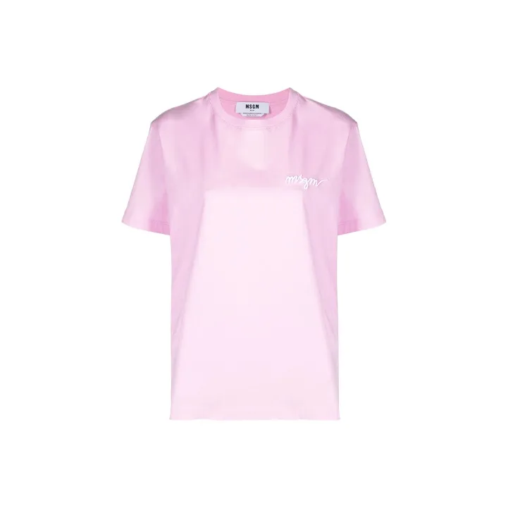 MSGM T Shirts Women's Pink-0