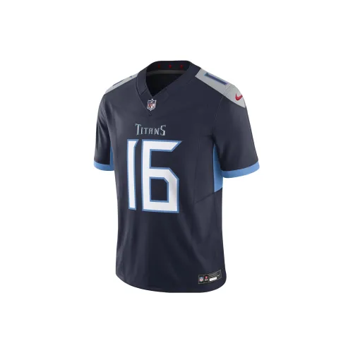 Nike Treylon Burks Tennessee Titans Men's Nike Dri FIT Nfl Limited Football Jersey